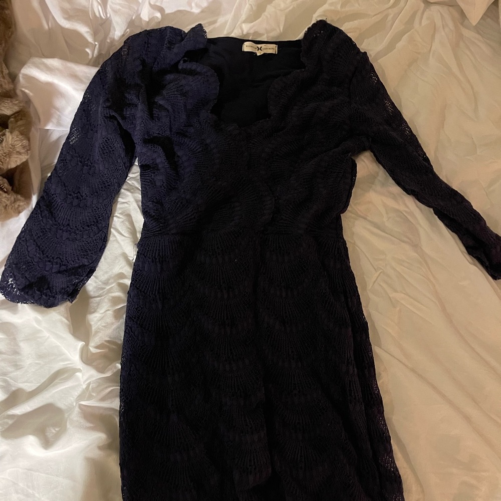Nightcap navy lace mini dress size 3